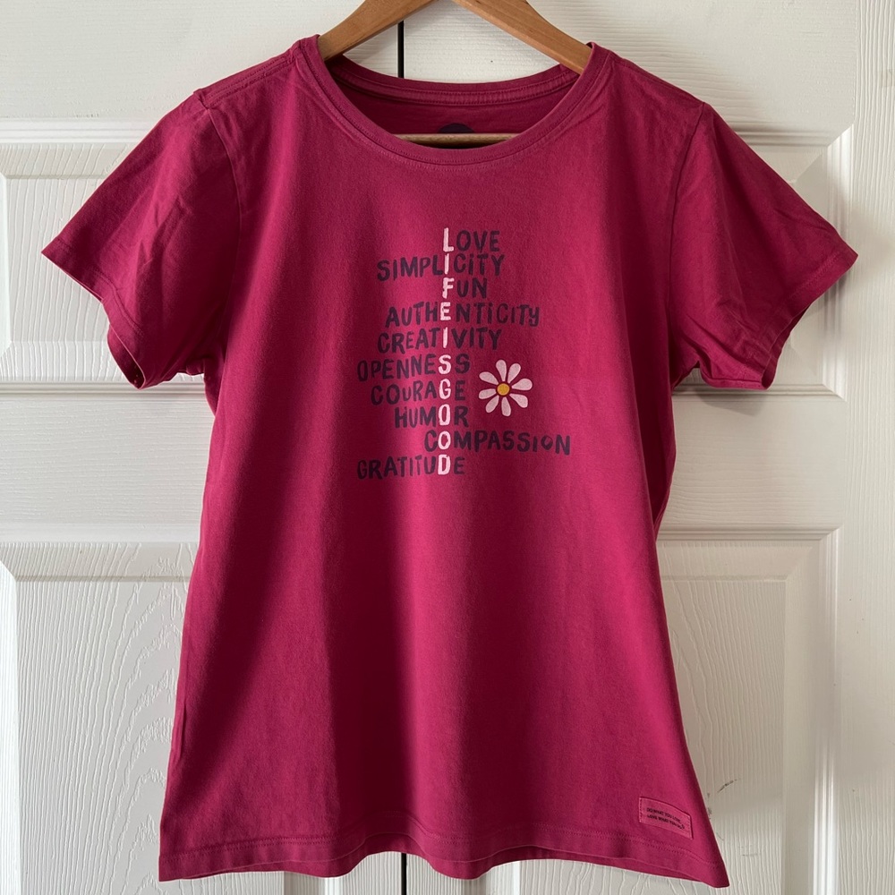 Life is Good women’s T-shirt